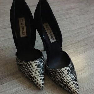 Steve Madden Faux Snake print Heels